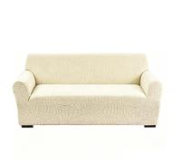 ZHQFLC Stretch Jacquard Sofa Cover Full Wrap Slipcover, Anti Scratch Cat Proof Elastic Couch Protector, Non Slip Washable All-Inclusive Lazy Sofa Cover (beige,4 Seater 235-300cm)