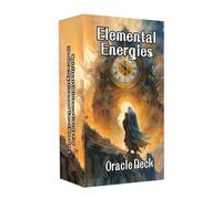 ZHQGYN Elemental Energy Oracle Cards: Harness Nature's Power for Spiritual Guidance, Tarot-Style Readings for Beginners, Ages 14+