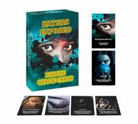 ZHQGYN Evil Eye Oracle Cards, Haters Exposed, Return to Sender, Oracle Cards for Insight and Discovery, Eyewitness Exposed, Deck of Wisdom and Revelation