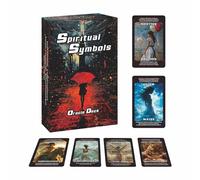 ZHQGYN Spiritual Symbol Oracle Cards, Oracle Deck for Beginners, Life and Psychology, Covering Love, Career, Cause and Effect, Meditation, interpersonal Relationships, Oracle Cards Deck