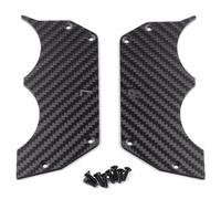 ZHRCFUN Carbon Fibre RC Air Dam Diffuser Wheel Covers for ARR-ma 1/7 Felony 6S BLX & Limitless F1 Upgrade Part Pack of 2