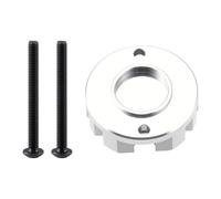 ZHRCFUN CNC Aluminium Alloy RC Motor Lid Motor Cover for TA-mi-ya 1/12 1/24 Lunch Box Monster Truck Upgrade Parts (Silver)
