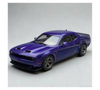 ZHRDWE 1:18 For Dodge Challenger SRT 2023 Collectable Muscle Super Cars Model Ornaments Display Gift(Blue)