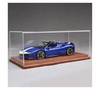 ZHRDWE 1:18 For Ferrar SF90 Diecast Metal Model Cars Collection Vehicle Ornaments Enthusiasts Gift Model Vehicle(Blue-A)