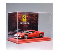 ZHRDWE 1:18 For Ferrari 296 Metal Toy Car Model Collectible Display Decoration Gifts Model Vehicle(Red-A)