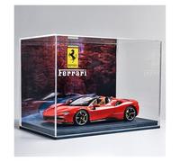 ZHRDWE 1:18 For Ferrari SF90 Convertible Sports Alloy Car Model Adult Souvenir Gift Static Display Model Vehicle(Red-B)