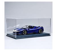 ZHRDWE 1:18 For Ferrari SF90 Large Alloy Supercar Toy Model Art Ornament Collection Model Vehicle(Blue-B)