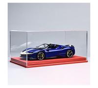 ZHRDWE 1:18 For Ferrari SF90 Large Alloy Supercar Toy Model Art Ornament Collection Model Vehicle(Blue-A)