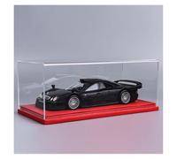 ZHRDWE 1:18 For Mercedes-Benz CLK GTR Alloy Sports Car Model Collection Display Toy Gifts Souvenirs Model Vehicle(Black-B)