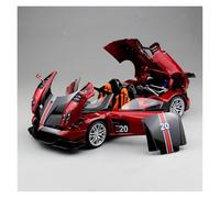 ZHRDWE 1:18 Pagani Huaya Large Size Alloy Vehicle Static Collection Racing Toy Model Car Model Vehicle(Red)