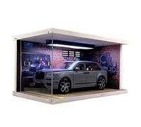 ZHRDWE 1:20 For Rolls-Royce Cullinan SUV Luxury Lighting Garage Edition Model Cars Collection Display Toy Vehicles Model Vehicle(Gray)