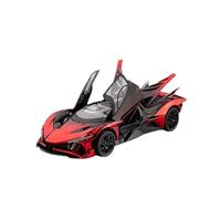ZHRDWE 1:24 For Apollo EVO Alloy Diecast Model Car Sound Light Classic Collectibles Birthday Gifts Model Vehicle(Red)