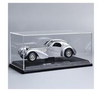 ZHRDWE 1:24 For Bugatti 1936u Diecast Metal Model Cars Classic Vehicle Adult Collection Toy Model Vehicle(Grey-A)