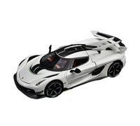 ZHRDWE 1:24 For Koenigsegg Alloy Die Cast ModelToy Race Car Playroom Outdoor Fun Model Vehicle(White)