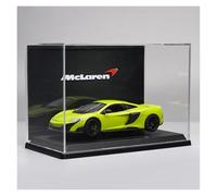 ZHRDWE 1:24 For McLaren 675LT Supercar Static Vehicle Model Toy Desktop Ornament Gift Model Vehicle(Green-B)