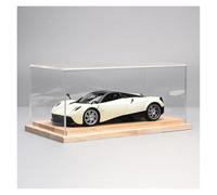 ZHRDWE 1:24 For Pagani Hobby Collectible Model Car Static Desktop Display Gift Model Vehicle(White-B)