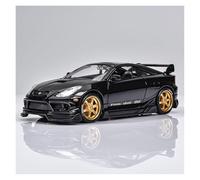 ZHRDWE 1:24 For Toyota Celica Black Alloy Toy Car Model With Base Static Display Gift Model Vehicle