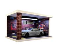 ZHRDWE 1:32 For Luxury 3 Series Garage Edition Die-cast Vehicle Collection Desktop Ornament Gift Model Vehicle(Gray)