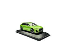 ZHRDWE 1:43 For Audi RS6 AVANT C8 2019 Alloy Model Car Toy Collection Ornaments Adult Enthusiast Commemorative Model Vehicle(green)