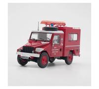 ZHRDWE 1:43 For Diecast Vehicle French Fire Truck Model Car Toy Boys House Decoration Forand Adults Model Vehicle