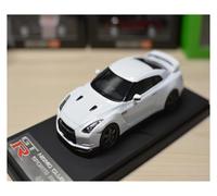 ZHRDWE 1:43 For GT-R R35 Ares White Adult Collectible Alloy Sports Car Model Toy Static Display Vehicleh Model Vehicle