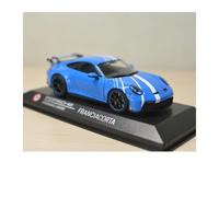 ZHRDWE 1:43 For Porsche 911(992) GT3 PEC Blue Collectible Racing Vehicles Model Cars Toy Gifts For Adult Boys Model Vehicle