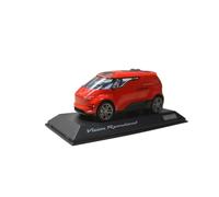 ZHRDWE 1:43 For Porsche Vision Racing Service Van Red Alloy Static Car Model Toy Ornament Gift Model Vehicle