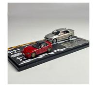 ZHRDWE 1:64 For Initial D Set Cappuccino RS200 Alloy Static Model Car Toy Collection Ornaments Model Vehicle