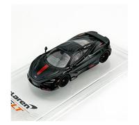 ZHRDWE 1:64 For McLaren 765LT Black Supercar Alloy Die-cast Car Adult Collection Display Toy Souvenir Model Vehicle