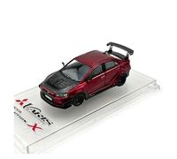ZHRDWE 1:64 For Mitsubishi Evo X 10th Generation Varis Red Miniature Model Die-cast Car Static Display Model Vehicle