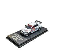 ZHRDWE 1:64 For Mitsubishi Lancer EVO9 IX White Alloy Miniature Model Car Toys Adult Collection Scene Desktop Ornaments Model Vehicle