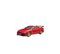 ZHRDWE 1:64 For Nissan GT-R Modified R34 Red Alloy Die-cast Car Toy Static Collection Ornaments Model Vehicle