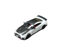 ZHRDWE 1:64 For Nissan GT-R R35 NISMO White Carbon Cover Diecast Car Models Toy Adult Audiophile Model Vehicle