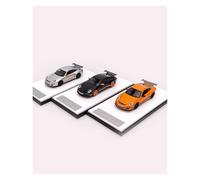ZHRDWE 1:64 For Porsche 997.1 GT3 RS Alloy Diecast Car Models Toy Adult Souvenir Gift Static Display Model Vehicle(Black)