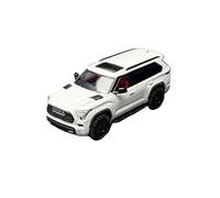 ZHRDWE 1:64 For Toyota Sequoia Miniatur Modell Collection Diecast Car Static Display Model Vehicle(White)