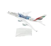 ZHRDWE Airplane Toy 1:400 Scale For 16CM Expo Air Airbus A380 A-380 Alloy Die-cast Metal Model Toy Airplane Collection Display For Aviation Enthusiast Gift
