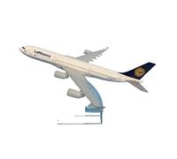 ZHRDWE Airplane Toy Diecast Metal 1:400 Scale For Lufthansa Airbus A340 Finished Scene Ornament Toy Alloy Airplane Model For Aviation Enthusiast Gift