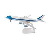 ZHRDWE Airplane Toy Metal 1/400 Scale For 747 Air Force One Model Plane 20CM B747 Replica Airplane Model Miniature With Pedastal For Aviation Enthusiast Gift