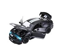 ZHRDWE Diecast Car 1/18 For Large Scale Ford Mustang Shelby GT500 Alloy Sports Diecast Metal Racing Car Vehicles Model Gift(Black)