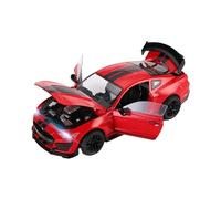 ZHRDWE Diecast Car 1/18 For Large Scale Ford Mustang Shelby GT500 Alloy Sports Diecast Metal Racing Car Vehicles Model Gift(Red)