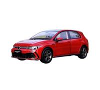 ZHRDWE Diecast Car 1/18 For Large Scale Golf R-Line 8 Diecast Model Car Toy Collectible Gifts(Red)