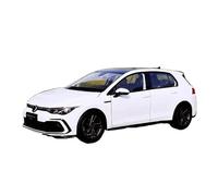 ZHRDWE Diecast Car 1/18 For Large Scale Golf R-Line 8 Diecast Model Car Toy Collectible Gifts(White)
