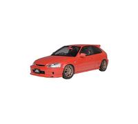ZHRDWE Diecast Car 1/18 For Large Scale MH Civic Type-R (EK9) Static Display Diecast Model Car Model Gifts Collectors(White)