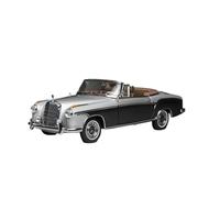 ZHRDWE Diecast Car 1/18 For Mercedes-Benz 1960 220 SE Sunstar Alloy Cabriolet Model Diecast Vehicle Classic Decoration Collection(Gray)