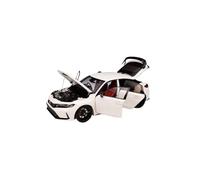 ZHRDWE Diecast Car 1/18 For MH Civic Type R FL5 Metal Diecast Model Car - Special Design Large Size(White)
