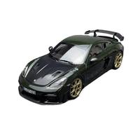 ZHRDWE Diecast Car 1:18 For Porsche 911 GT4 Large Size Alloy Model Car Toys Collectible Die-Cast Vehicles Gifts(Dark Green)
