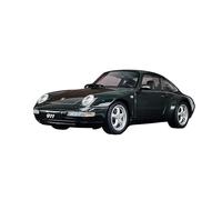 ZHRDWE Diecast Car 1:18 For Porsche Carrera 911(993) AA Metal Diecast Model Car - Special Design Large Size Collectors Gifts(Black)