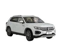 ZHRDWE Diecast Car 1:18 For VW TAYRON SUV Diecast Metal Toy Vehicles Car Model White Blue Simulation Collection Gift Decoration Vehicle(Blue)