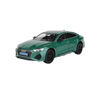 ZHRDWE Diecast Car 1:24 Audi RS7 Alloy Model Toys Sound & Light Faithful Detail Playroom Outdoor Entertainment Series Miniature Car(green)