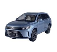ZHRDWE Diecast Car 1:24 For AITO M7 Off Road SUV Alloy Diecast Model Car Sound And Light Pull Back Toy VehiclesHoliday Gift Boy(Blue)